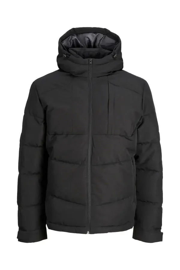 Jcootıs Puffer Men's Black Jacket - 7
