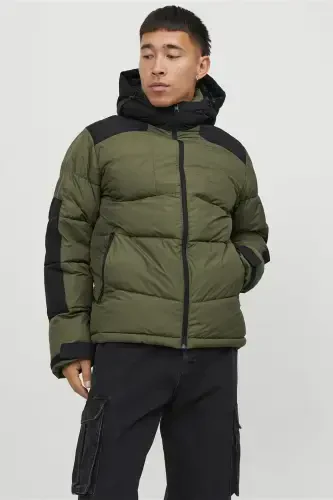 JCOOTIS PUFFER Мужская Дутая Куртка 12239001-Olive Night - 7