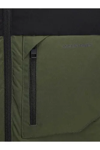 Jcootto Puffer Erkek Mont - 12214648-Siyah - 2