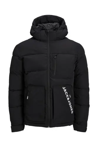Jcootto Puffer Erkek Mont - 12214648-Siyah - 3