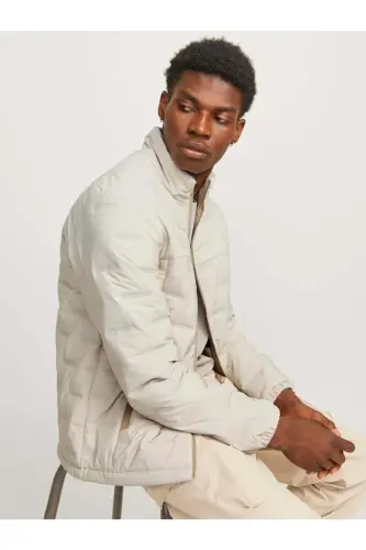 JCOSONIC STAND COLLAR JACKET Moonbeam-MOONBEAM - 5