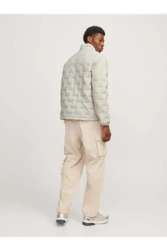 JCOSONIC STAND COLLAR JACKET Moonbeam-MOONBEAM - 6