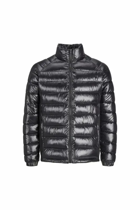 JCOTRACE LIGHT JACKET STAND COLLAR-Black - JACK & JONES