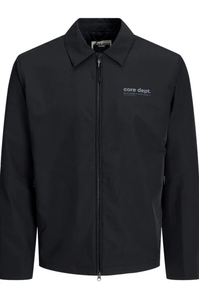 Jcotrack Shacket Black (12252916) - JACK & JONES