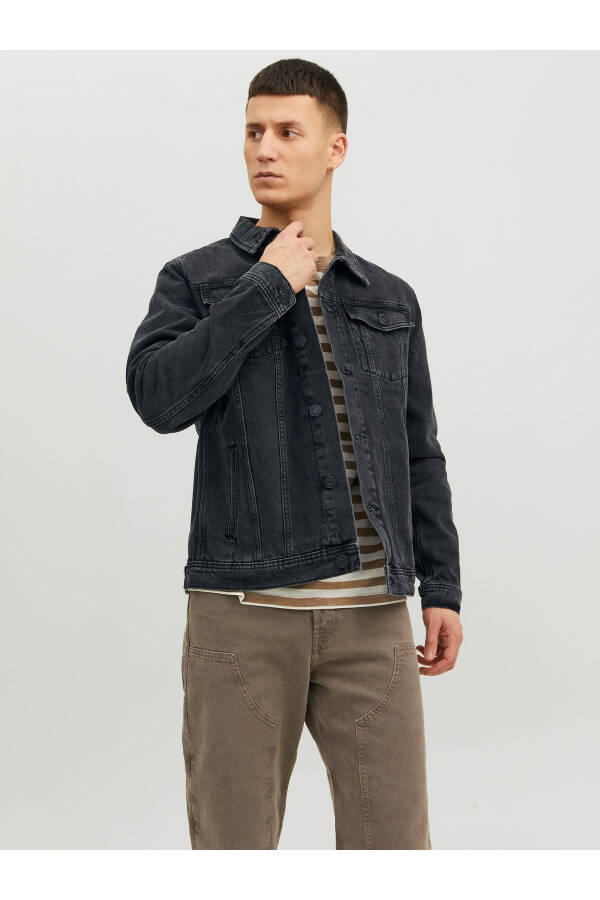 Jean Kot Ceket 12223613 - Black Denim - 2