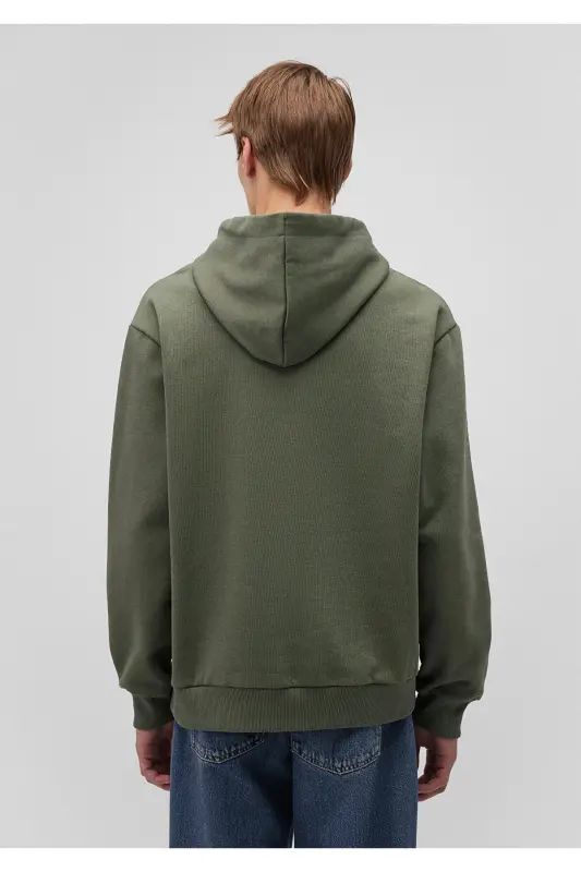 Jeans Printed Green Sweatshirt 0s10201-71581-Green - 4