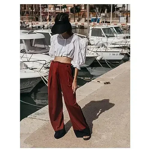 jecvxor Ayollar uchun mato bilan qoplangan slip-on visor, erkaklar uchun sozlanishi kepka sport quyoshdan himoya visorlari - 2