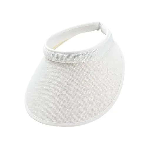 jecvxor Ayollar uchun mato bilan qoplangan Slip-On Visor, Erkaklar uchun sozlanishi mumkin bo'lgan kepka Sport Quyoshdan himoya visorlari - 7