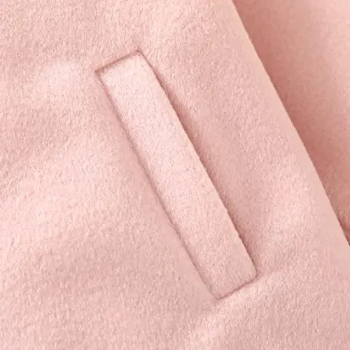 JEELLIGULAR Toddler Baby Girl Coats Kids Cloak Button Warm Thick Jacket Clothes Baby Fall Winter Outwear Clothes Set - 5