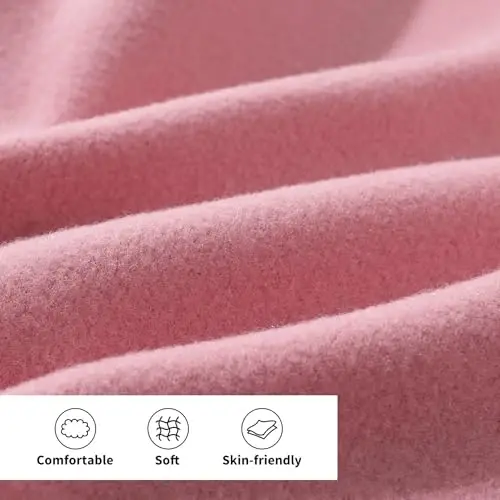 JEELLIGULAR Toddler Baby Girl Coats Kids Cloak Button Warm Thick Jacket Clothes Baby Fall Winter Outwear Clothes Set - 5