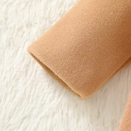 JEELLIGULAR Toddler Baby Girl Coats Kids Cloak Button Warm Thick Jacket Clothes Baby Fall Winter Outwear Clothes Set - 5