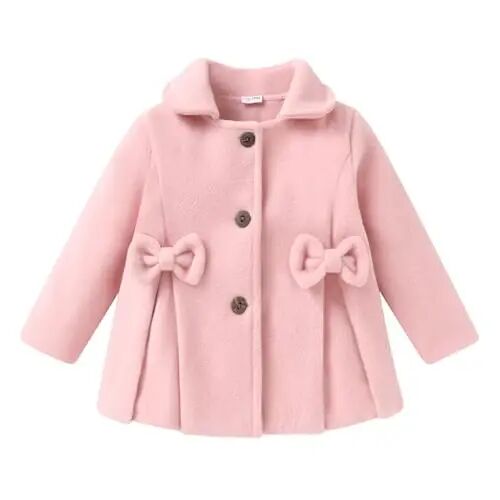 JEELLIGULAR Toddler Baby Girl Coats Kids Cloak Button Warm Thick Jacket Clothes Baby Fall Winter Outwear Clothes Set - JEELLIGULAR