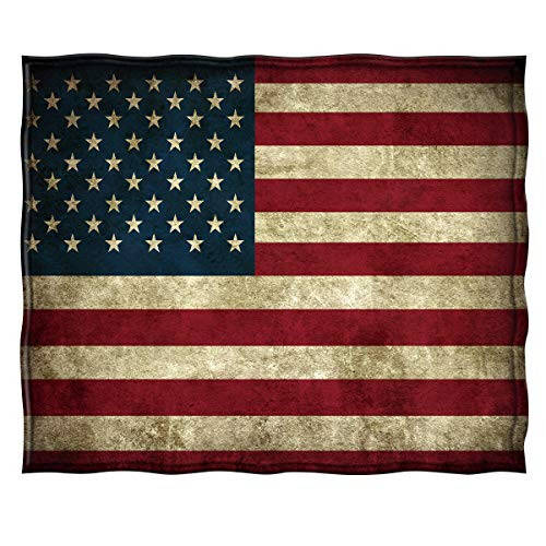 Jekeno American Flag Gifts Blanket for Men Women, USA Flag Throw Blankets for Adult Kids Boys Girls, Christmas Birthday Independence Day American Decor Gifts for Home Bed Couch - 3