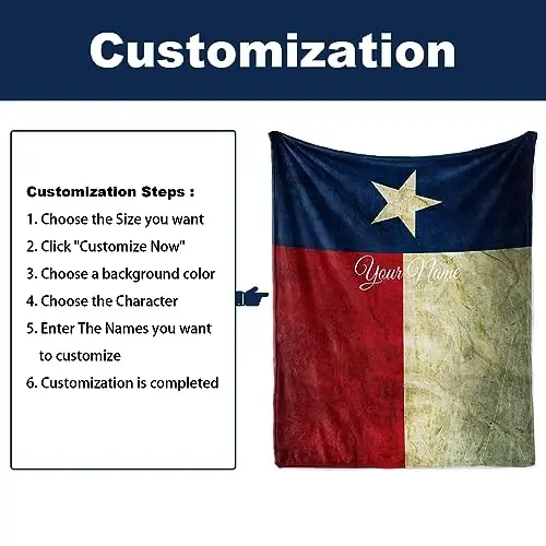 Jekeno American Flag Blanket USA Flag Soft Warm Throw Print Blanket for Couch Bed 50