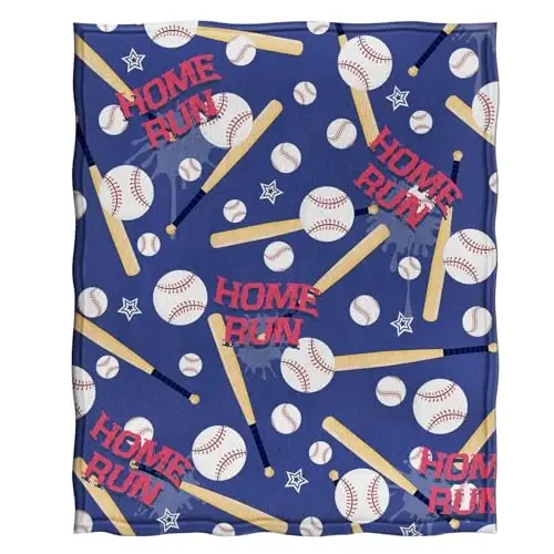Jekeno Baseball Blanket Gifts for Boys and Adults, Soft Fleece Flannel Sport Throw for Kids Boys Girls Aged 5-12, Unique Baseballs Gifts Ideas for Baseball Lovers - 3