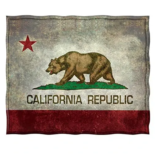 Jekeno California Respublikasi bayrog'i erkaklar ayollar uchun sovg'alar, kattalar bolalar o'g'il qizlar uchun Kaliforniya adyoli, Mustaqillik kuni Kaliforniya uyi yotog'i divani uchun dekor sovg'alari - 2