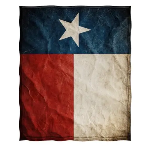 Jekeno Texas Gifts Blanket for Men Women, Texas Flag Throw Blankets Gifts for Adult Kids Boys Girls, Independence Day Texas Themed Decor for Home Bed Couch - 3