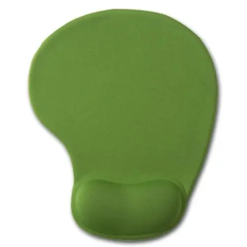 Office Mousepad with Gel Wrist Support - Ergonomic Gaming Desktop Mouse Pad Wrist Rest - Design Gamepad Mat Rubber Base for Laptop Computer (05Green) - DEMON CHEST