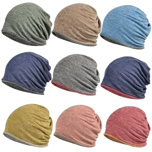 Jemis Skullies Beanies Thin Bonnet Cap Autumn Casual Beanies Hat - JEMIS