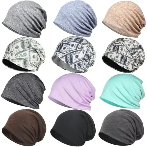 Jemis Skullies Beanies Thin Bonnet Cap Autumn Casual Beanies Hat - 1