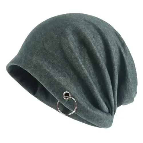 Jemis Skullies Beanies Thin Bonnet Cap Autumn Casual Beanies Hat - 4