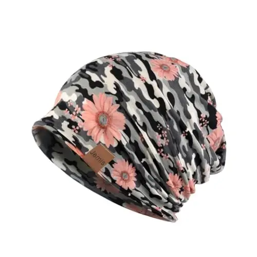 Jemis Skullies Beanies Thin Bonnet Cap Autumn Casual Beanies Hat - 4