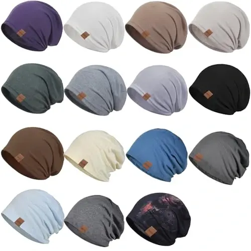 Jemis Skullies Beanies Thin Bonnet Cap Autumn Casual Beanies Hat - 1