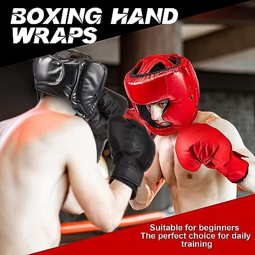 Jenaai 3 Pcs Boxing Head Gear Adjustable Padded Boxing Headgear MMA Training Kickboxing Muay Thai Martial Arts Karate Taekwondo Sparring Boxing Helmet for Adult Men Women Beginner - 6