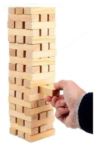 Jenga Denge Oyunu Teknolojiden Uzak Ailece Bir Oyun - AHŞAP - GENEL MARKALAR
