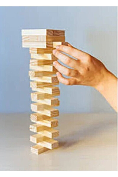 Jenga Denge Oyunu Teknolojiden Uzak Ailece Bir Oyun - AHŞAP - GENEL MARKALAR (1)