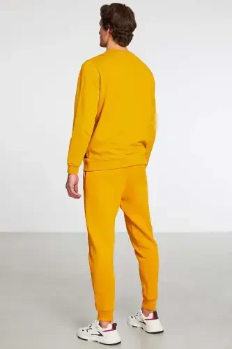 Jeremiah Erkak Regular Pochasi Egiluvchan Matoli Beli Jgutli Va Rezinkali Cho'ntakli Za'faron Sariq Sport Shim-Za'faron Sariq - 4