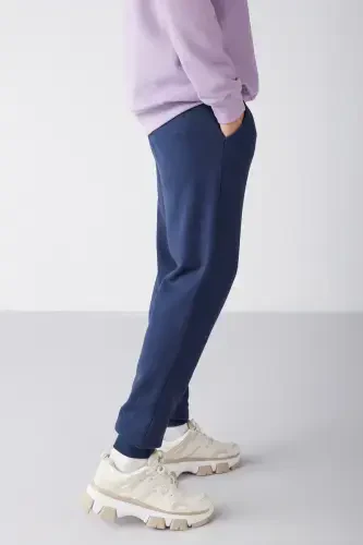 Jeremiah Men's Regular Fit Elastic Waistband with Drawstring and Pockets Navy Sweatpants-Navy - 4