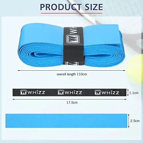Jerify 24 Pieces Tennis Racket Grip Tape, Precut Tennis Overgrips Tape Badminton Racket Grips with Velvety Comfort for Anti Slip and Absorbent Grip - 2
