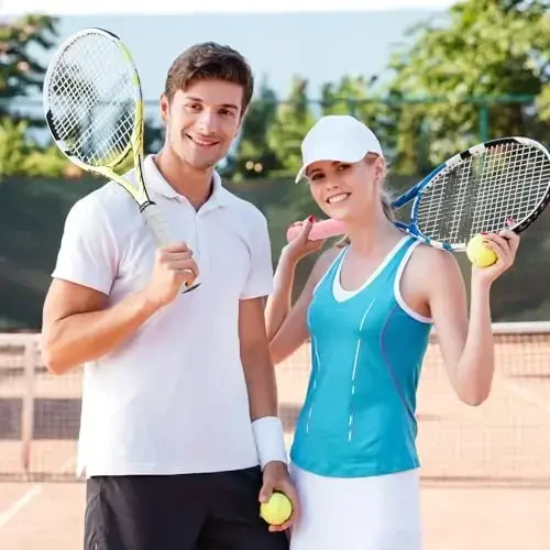 Jerify 24 dona tennis raketkasi uchun grip lentasi, oldindan kesilgan badminton raketkasi uchun o'ta o'rash lentasi, sirpanishga qarshi va absorbent tutqich uchun baxmal qulaylik bilan - 3