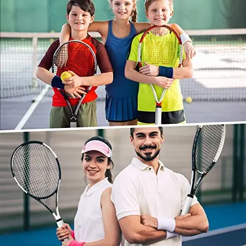 Jerify 24 dona tennis raketkasi uchun grip lentasi, oldindan kesilgan badminton raketkasi uchun o'ta tutqichli lenta, sirpanishga qarshi va absorbent tutqich uchun baxmal qulaylik bilan - 4