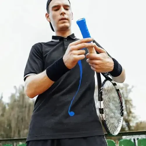 Jerify 24 dona tennis raketkasi uchun tutqich lenta, oldindan kesilgan badminton raketkasi ustki tutqich lentasi, sirpanishga qarshi va absorbent tutqich uchun baxmal qulaylik bilan - 3