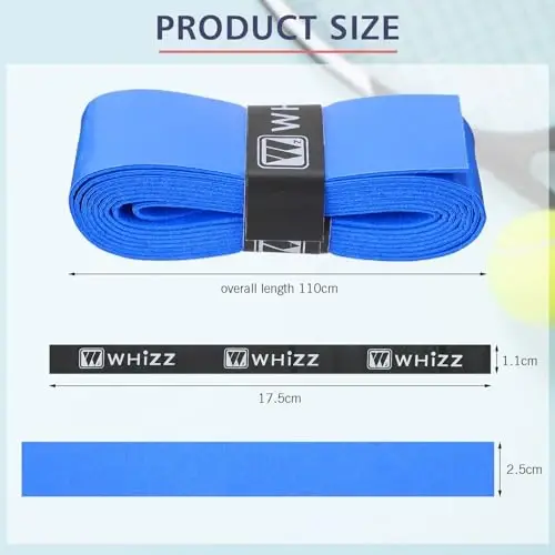 Jerify 24 dona tennis raketkasi uchun tutqich lenta, oldindan kesilgan badminton raketkasi ustki tutqich lentasi, sirpanishga qarshi va absorbent tutqich uchun baxmal qulaylik bilan - 2