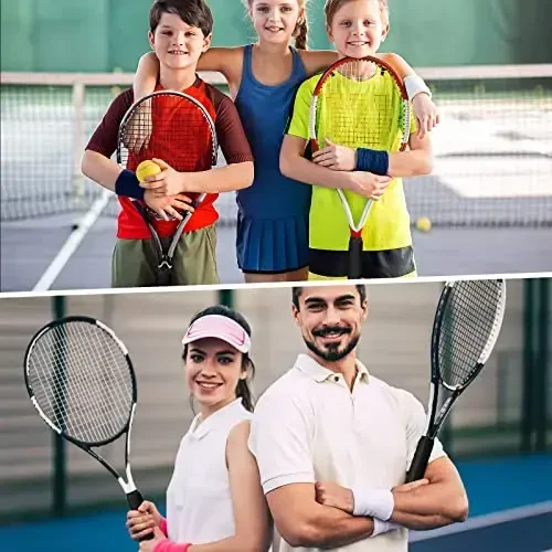 Jerify 24 Pieces Tennis Racket Grip Tape, Precut Badminton Racket Overgrips Tape with Velvety Comfort for Anti Slip and Absorbent Grip - 4