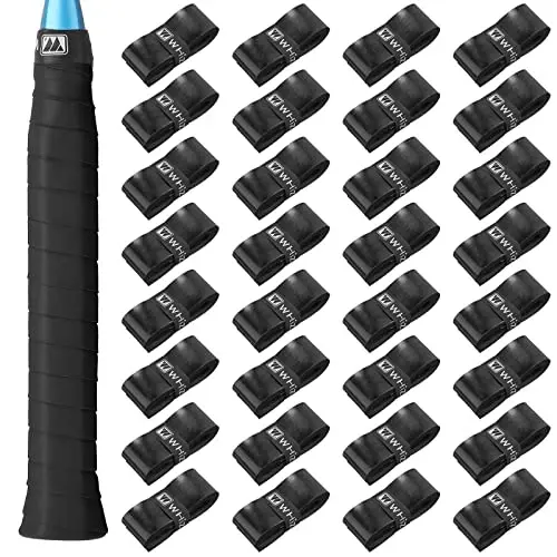 Jerify 24 Pieces Tennis Racket Grip Tape, Precut Tennis Overgrips Tape Badminton Racket Grips with Velvety Comfort for Anti Slip and Absorbent Grip - 1