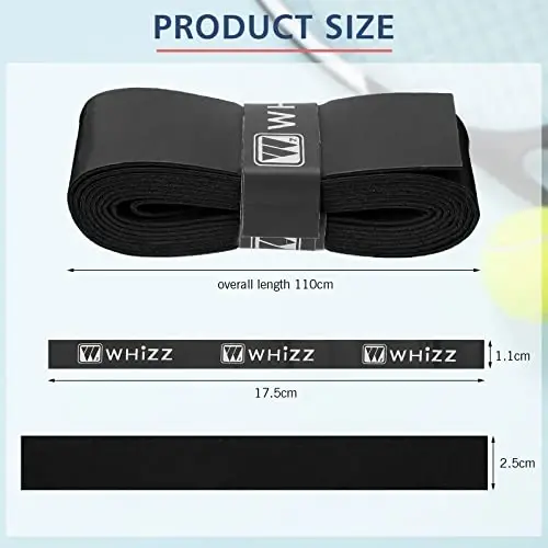 Jerify 24 Pieces Tennis Racket Grip Tape, Precut Tennis Overgrips Tape Badminton Racket Grips with Velvety Comfort for Anti Slip and Absorbent Grip - JERIFY (1)