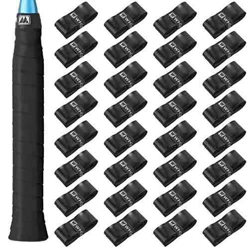 Jerify 24 Pieces Tennis Racket Grip Tape, Precut Badminton Racket Overgrips Tape with Velvety Comfort for Anti Slip and Absorbent Grip 