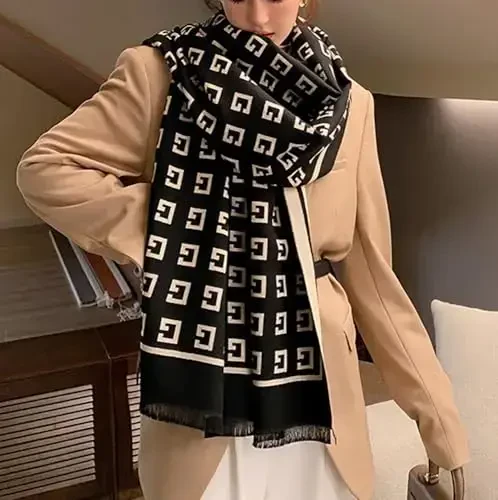 JERLA CasModazoneere Feel Scarf winter warm large soft Shawl wrap Scarf for women - 5