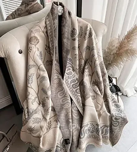 JERLA CasModazoneere Feel Scarf winter warm large soft Shawl wrap Scarf for women - MODAZONE (1)