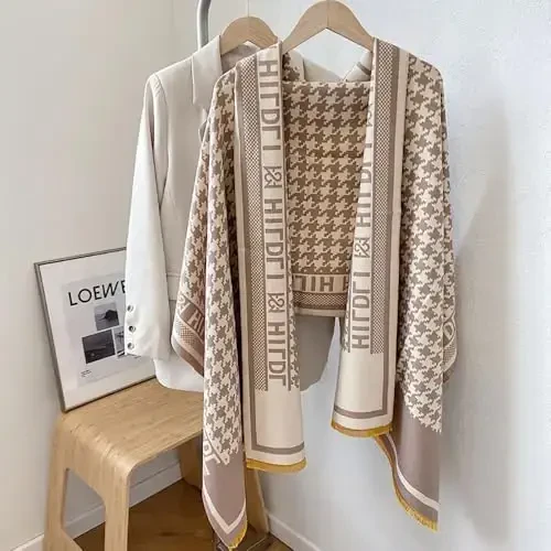 JERLA CasModazoneere Feel Scarf winter warm large soft Shawl wrap Scarf for women - 4