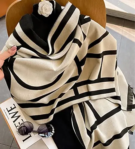 JERLA CasModazoneere Feel Scarf winter warm large soft Shawl wrap Scarf for women - 3