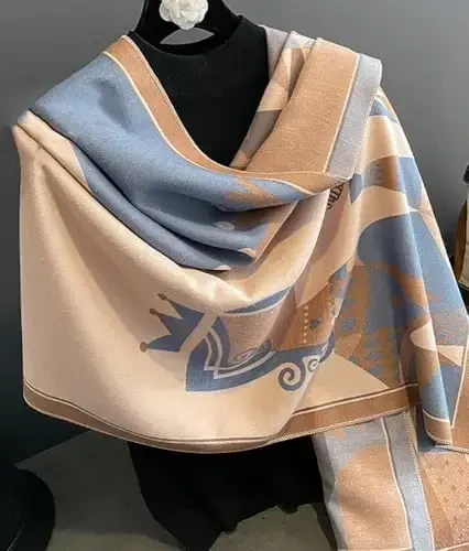 JERLA CasModazoneere Feel Scarf winter warm large soft Shawl wrap Scarf for women - 3