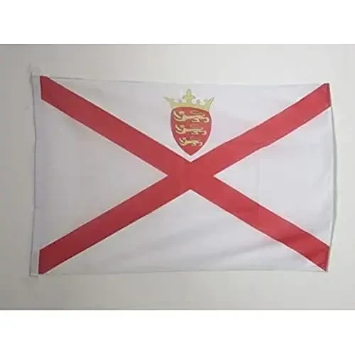 Jersey NAUTICAL Flag 18'' x 12'' - English - England flags 30 x 45 cm. - Banner 12x18 in for boat - AZ FLAG 