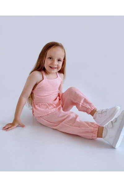 Jesika Muslin Romper for Girls - 4