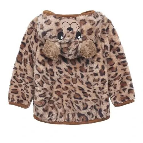 JESKIDS Toddler Girls Boys Fleece Hoody Jacket Zip Up Teddy Coat Warm Winter Outwear - JESKIDS (1)