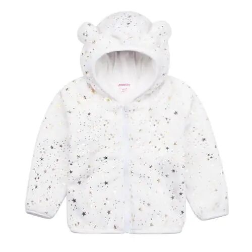 JESKIDS Toddler Girls Boys Fleece Hoody Jacket Zip Up Teddy Coat Warm Winter Outwear - JESKIDS
